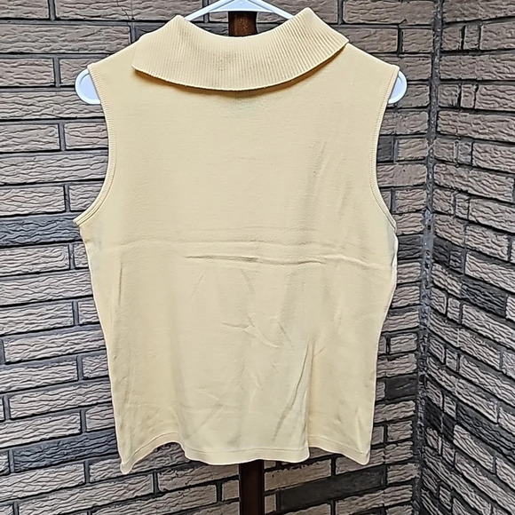 Rafaella Sweater Top Sleeveless Sz L - Picture 4 of 6